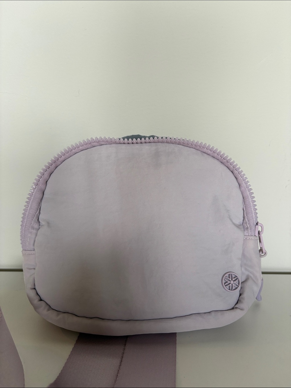 OAIAM Pale Pink Nylon Belt Bag Waist Pack Crossbody